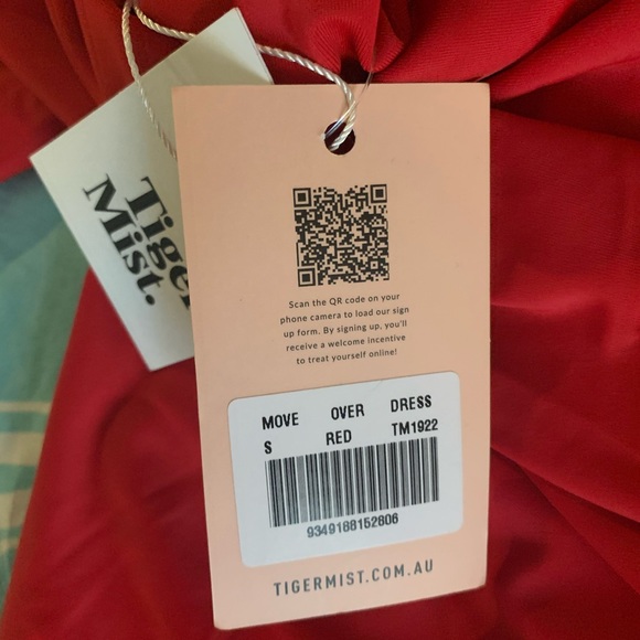 Tiger mist move over mini dress in red - Picture 4 of 4